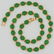 Chrysoprase and Gold Filled Necklace