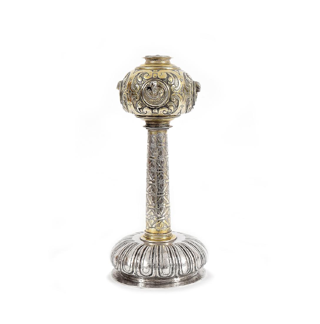 A 16th century silver support for processional cross (1 of 1)