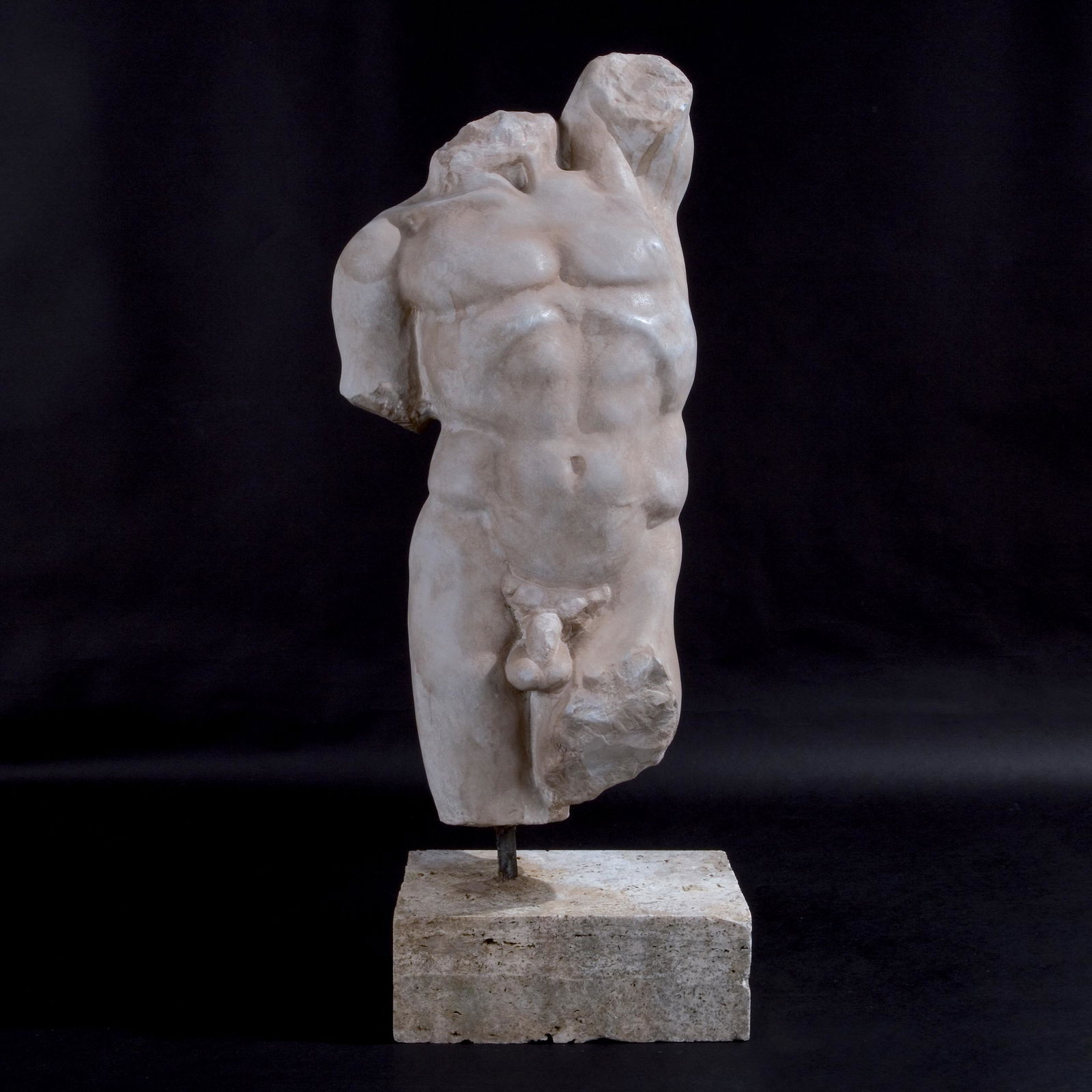 A white marble male torso (1 of 1)
