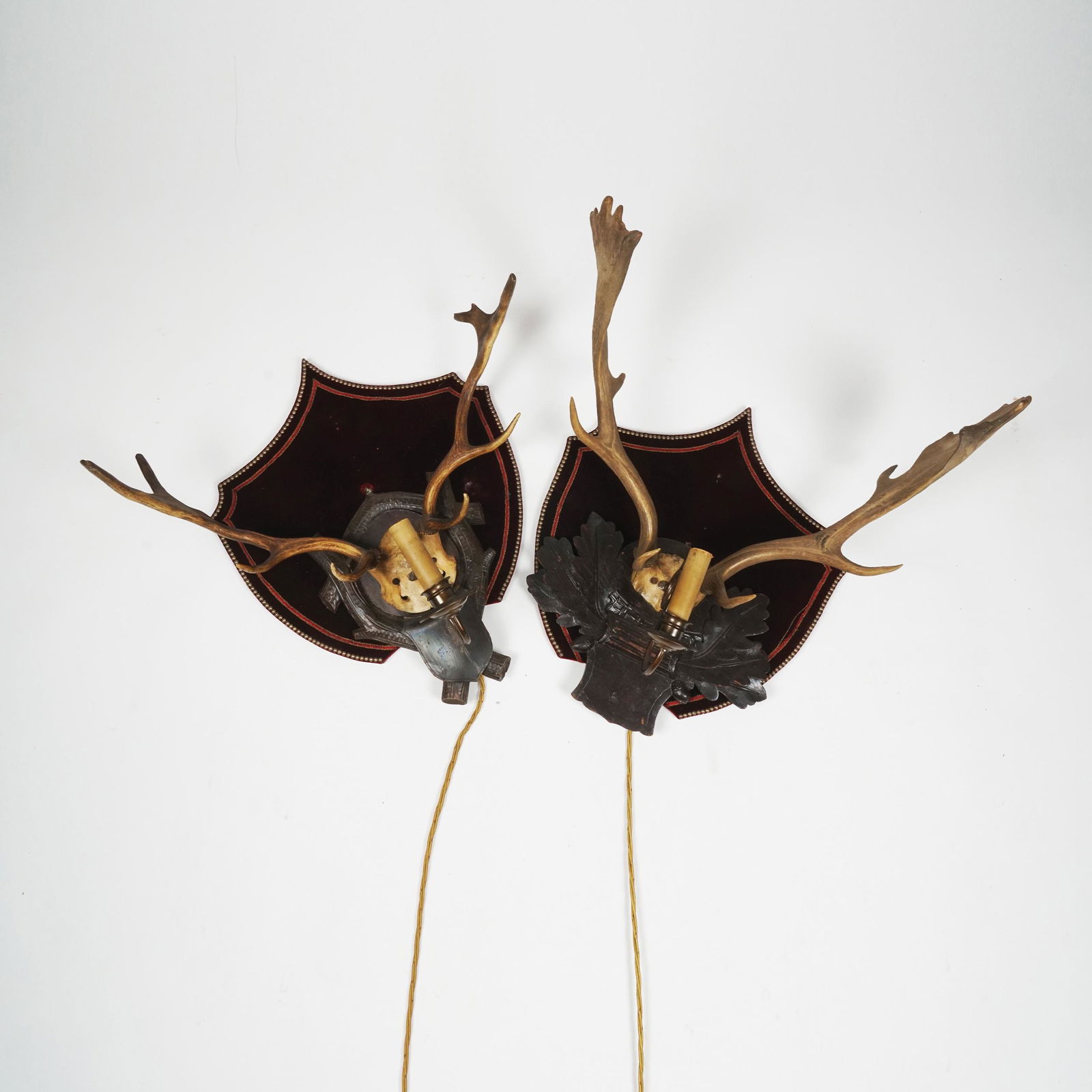 2 Antler and Horn one ligfht wall sconces (1 of 1)