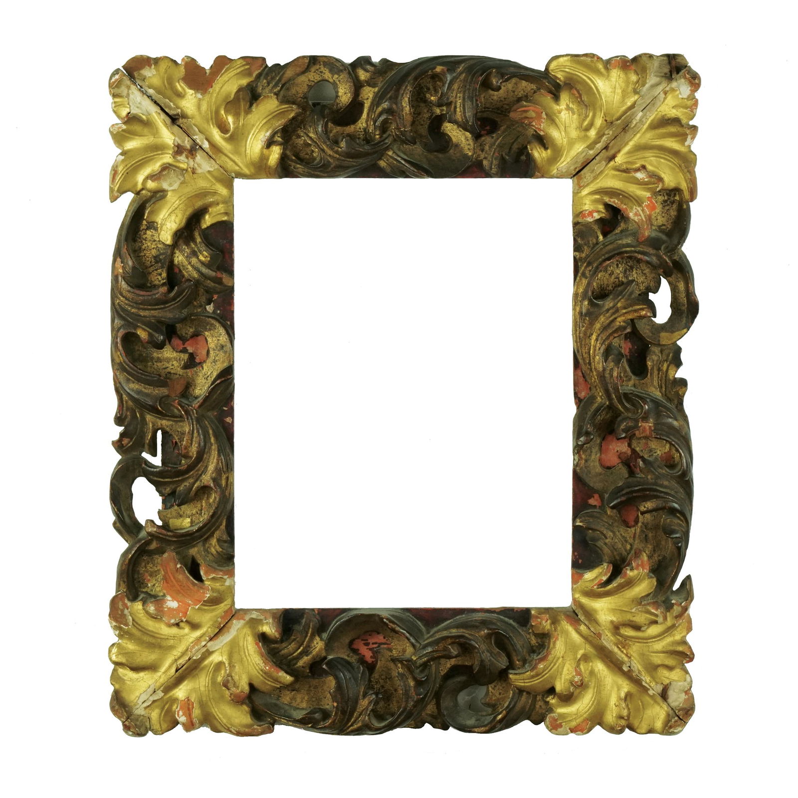 An antique carved gilt wood frame (1 of 1)