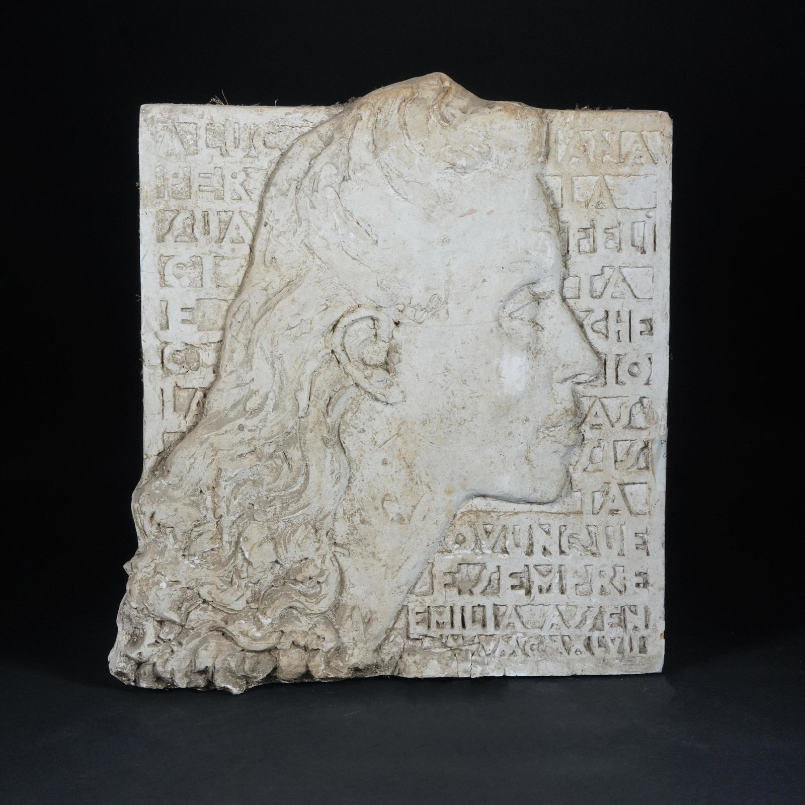 Assen Peikov (Sofia 1908 - Roma 1973): A plaster low-relief 38by34cm.