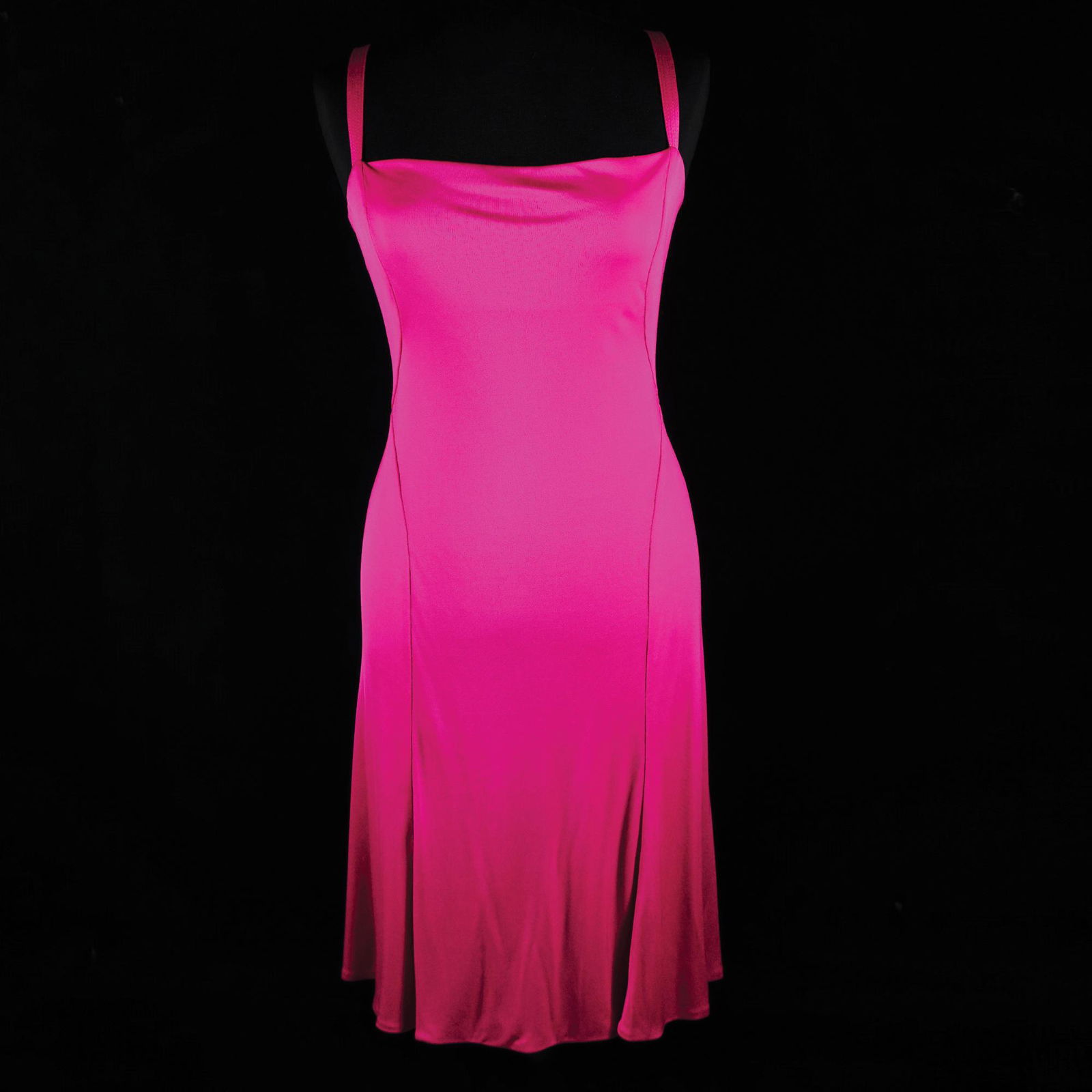 Gianni Versace Couture: a fuchsia jersey dress, size 42
