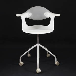 An Aleph swivel chair, Ross Lovegrove for Driade, 1998: .