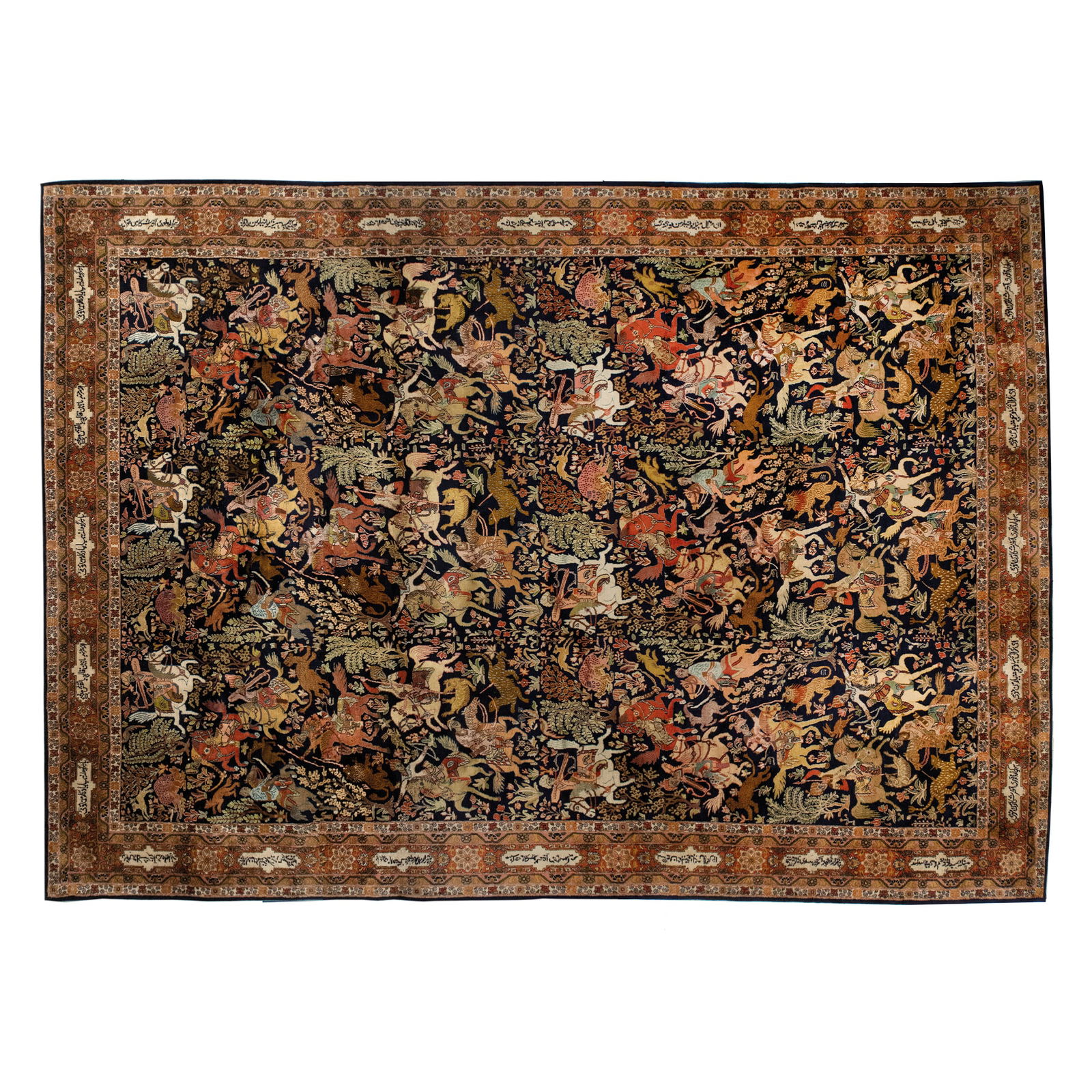 Persian carpet in cotton and silk (1 of 1)