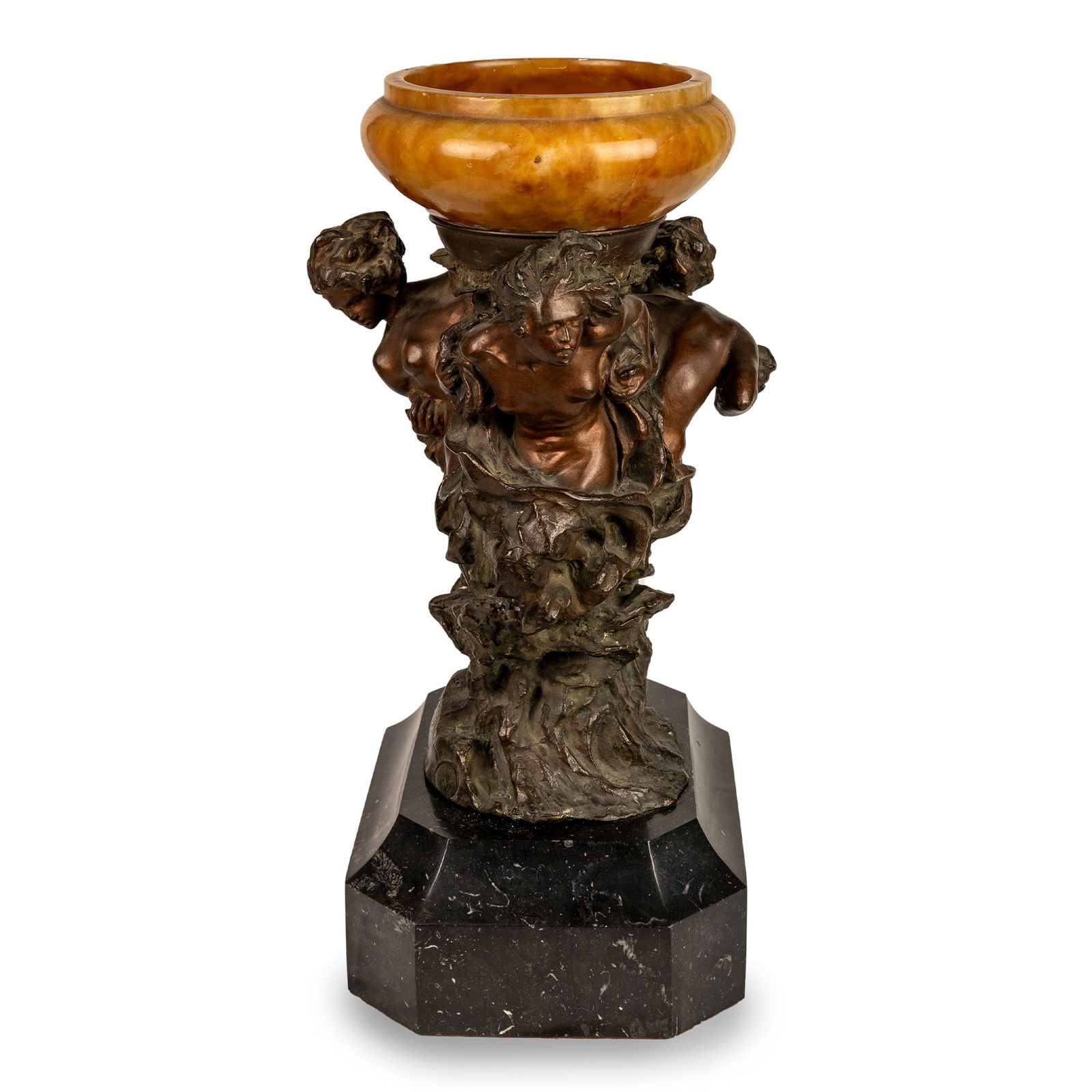 Edgardo Simone: The three Gracespatinated bronze, h. cm. 26 (modified)Signed on the foot: E.Simone; "Diritti d'Autore" mark