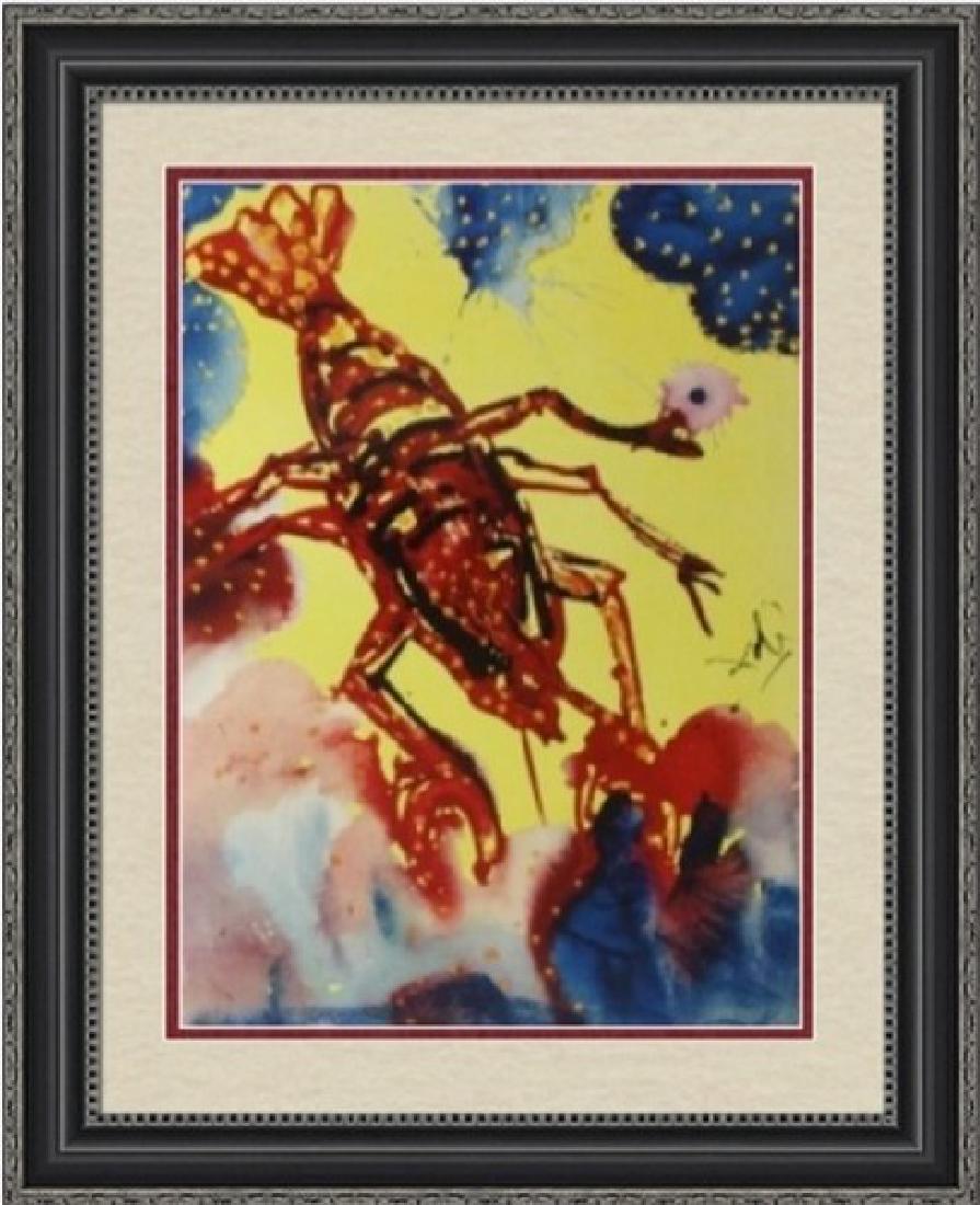 Cancer, Zodiac Suite - Salvador Dali: Title: Cancer Artist: Salvador Dali Medium: Offset Lithograph Material: Premium Archival Matte Paper Publisher: Penn Prints Inc. New York (1969) Approximate Size: 18 x 14 Inches Notes: "Sign