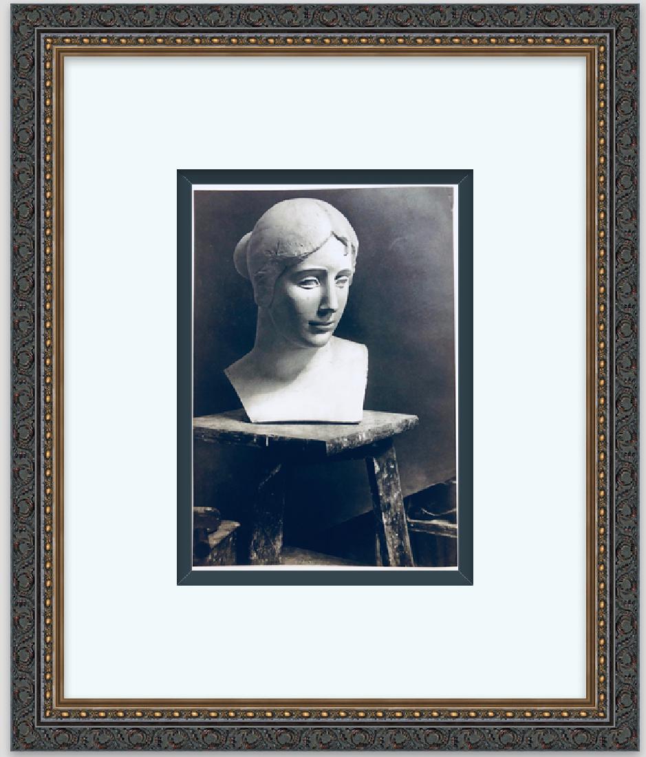 Original Lithograph "Aristide Maillol" by Brassai: FREE SHIPPING TO THE USA! PROFESSIONALLY CUSTOM GALLERY FRAMED! Original Lithograph "Aristide Maillol" by Brassai from Editions de la Revue Verve in Paris, 1937 . The dimensions are approx. -15 x 11 i