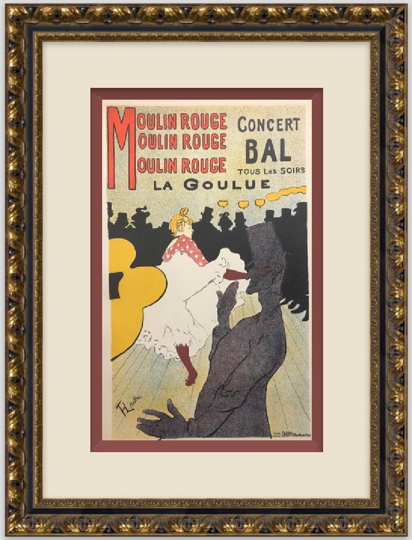 Lithograph Moulin Rouge Concert Bal By Henri De Aug 31