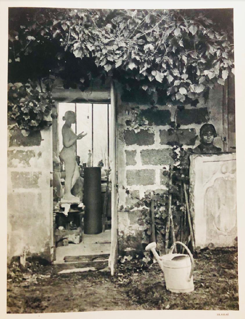 Original Lithograph "Aristide Maillol" by Brassai: FREE SHIPPING TO THE USA! PROFESSIONALLY CUSTOM GALLERY FRAMED! Original Lithograph "Aristide Maillol" by Brassai from Editions de la Revue Verve in Paris, 1937 . The dimensions are approx. -15 x 11 i