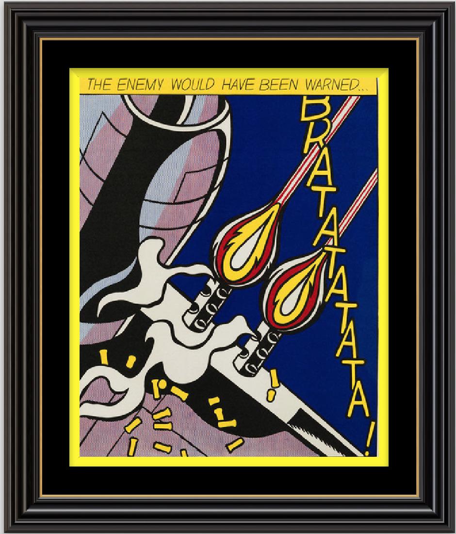 Comic Poster by Roy Lichtenstein: Artist: Roy Lichtenstein Comic Art Silk Poster 20 X 25. Roy Lichtenstein was born in 1923, in New York City. In 1939 he studied under Reginald Marsh at the Art Students League in New York, and the fol