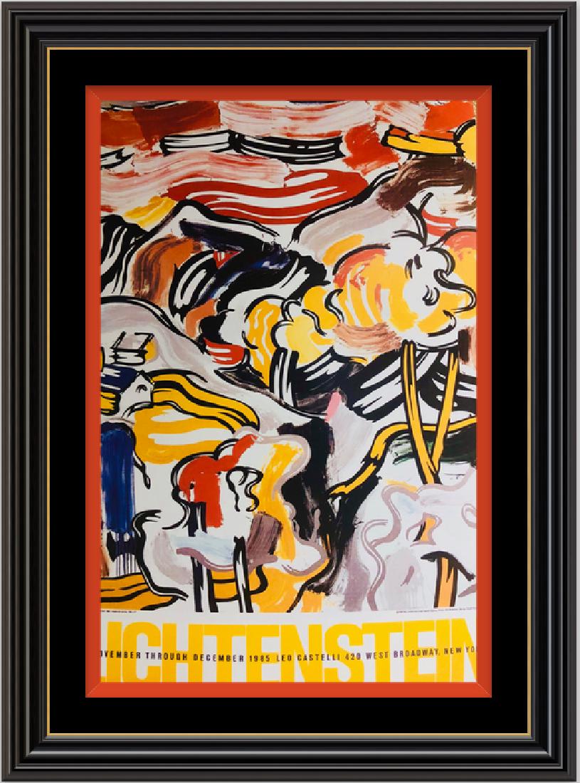 Roy Lichtenstein -Pop Art Silk Poster: Artist: Roy Lichtenstein -Pop Art Silk RARE EXHIBITION POSTER 13 X 20. Roy Lichtenstein was born in 1923, in New York City. In 1939 he studied under Reginald Marsh at the Art Students League in New Yo