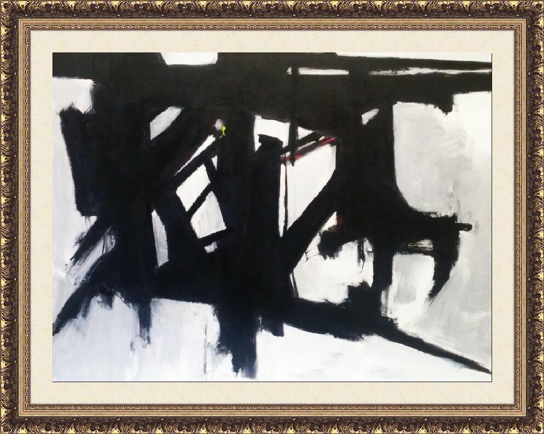 Abstract Formation by Michael Schofield: Title: Abstract Formation Artist: Michel Jon Schofield Medium: Original, Oil Painting on Canvas, Signature: Unsigned by artist Size: 36 x 48 Inches