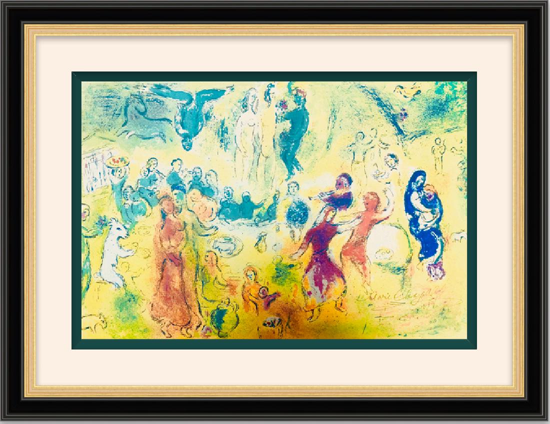 Lithograph by Marc Chagall: Artist: Marc Chagall, Title: Unknown, Large: Lithograph Print, Size: 14 X 20 inches.