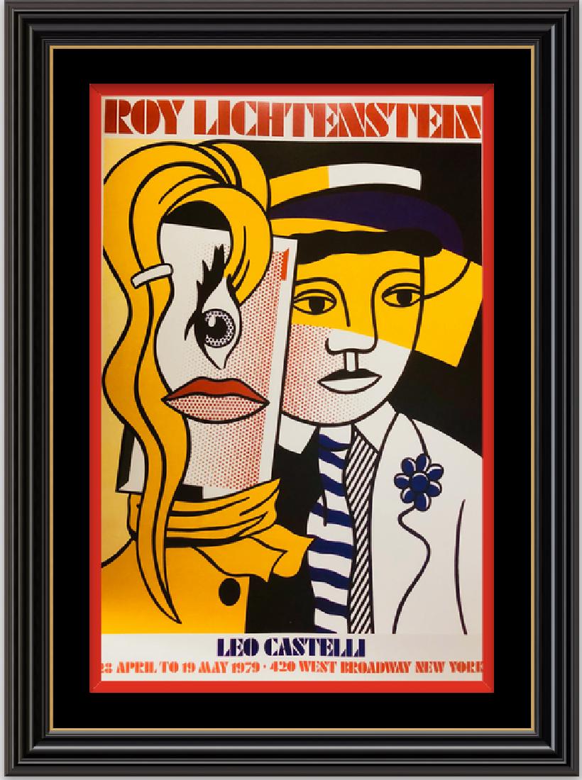 STEPPING OUT by ROY LICHTENSTEIN: Artist: RARE EXHIBITION POSTER 1979 STEPPING OUT by ROY LICHTENSTEIN GALLERY LEO CASTELLI. Poster 13 X 20. Roy Lichtenstein was born in 1923, in New York City. In 1939 he studied under Reginald Marsh