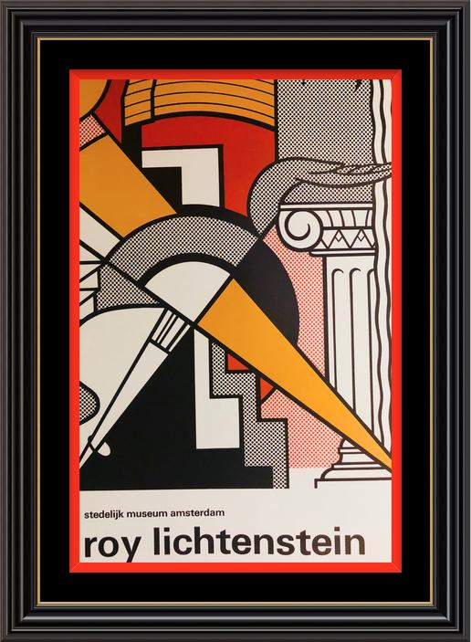 AMSTERDAM 1967 By ROY LICHTENSTEIN: Artist: ROY LICHTENSTEIN: STEDELIJK MUSEUM AMSTERDAM 1967 -RARE EXHIBITION POSTER 13 X 20. Roy Lichtenstein was born in 1923, in New York City. In 1939 he studied under Reginald Marsh at the Art Stude