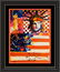 Hand Embeliished, Signed Peter Max Mixed Media