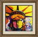 Hand Embeliished, Hand Signed Peter Max Mixed Media -