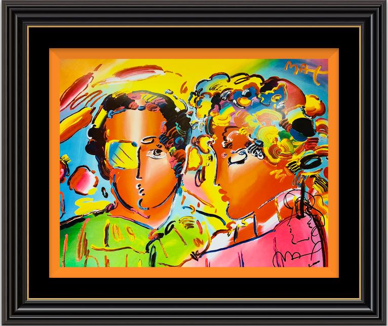 Hand Embeliished, Signed Peter Max Mixed Media: Title: ZERO IN LOVE-FACSIMILE Artist: Peter Max Year Printed: Unknown Signature: Hand Embeliished, Sign by Artist Medium: Fine art mixed media on paper Dimensions: 24 X 37 Inches A certificate