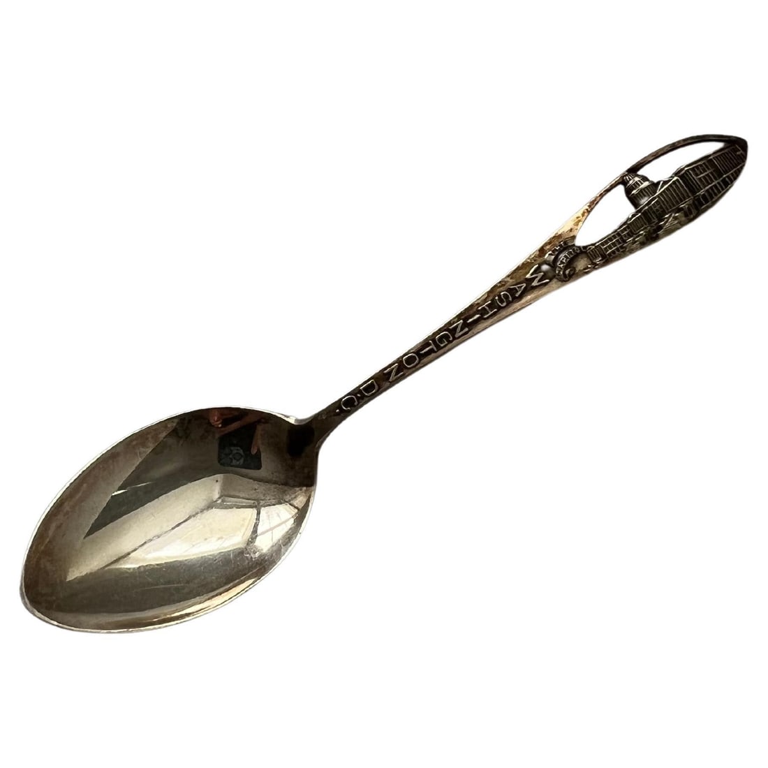 Antique Silver Spoon Galt Vintage Estate Item Silverware Eagle DC Capitol Symbol (1 of 9)