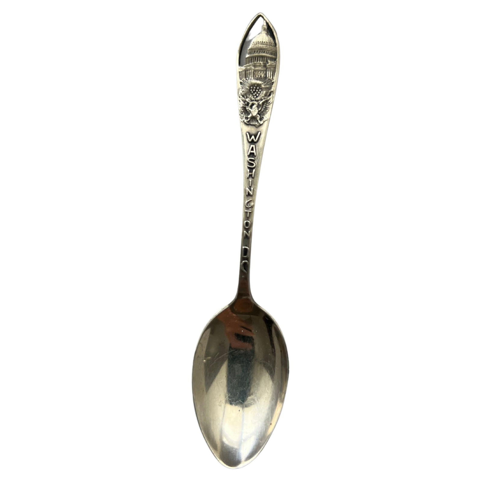 Antique Silver Teaspoon Galt Vintage Estate Classic Capitol Washington DC (1 of 10)