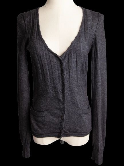 Dolce Gabbana Gray Viscose Cardigan Size S (1 of 7)