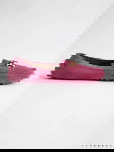Salvatore Ferragamo Pink Suede Loafers Size 36: Title: Salvatore Ferragamo Pink Genuine Suede Loafers Medium: Genuine Suede Brand Name: Salvatore Ferragamo Color: Pink Size: 36 Category: Shoes Condition: Average Description:<