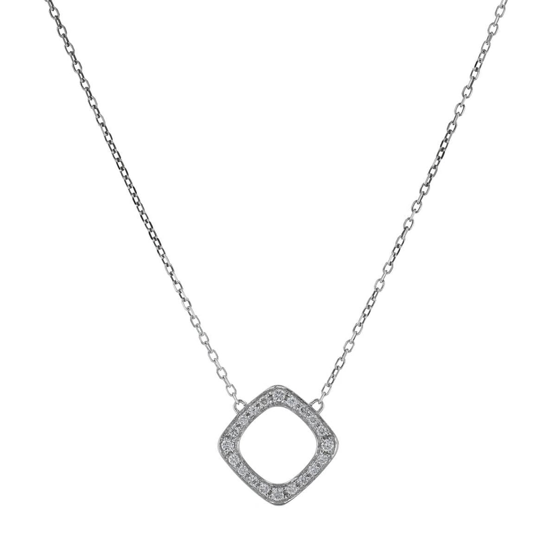 Dinh Van Impression Diamond Gold Necklace (1 of 3)