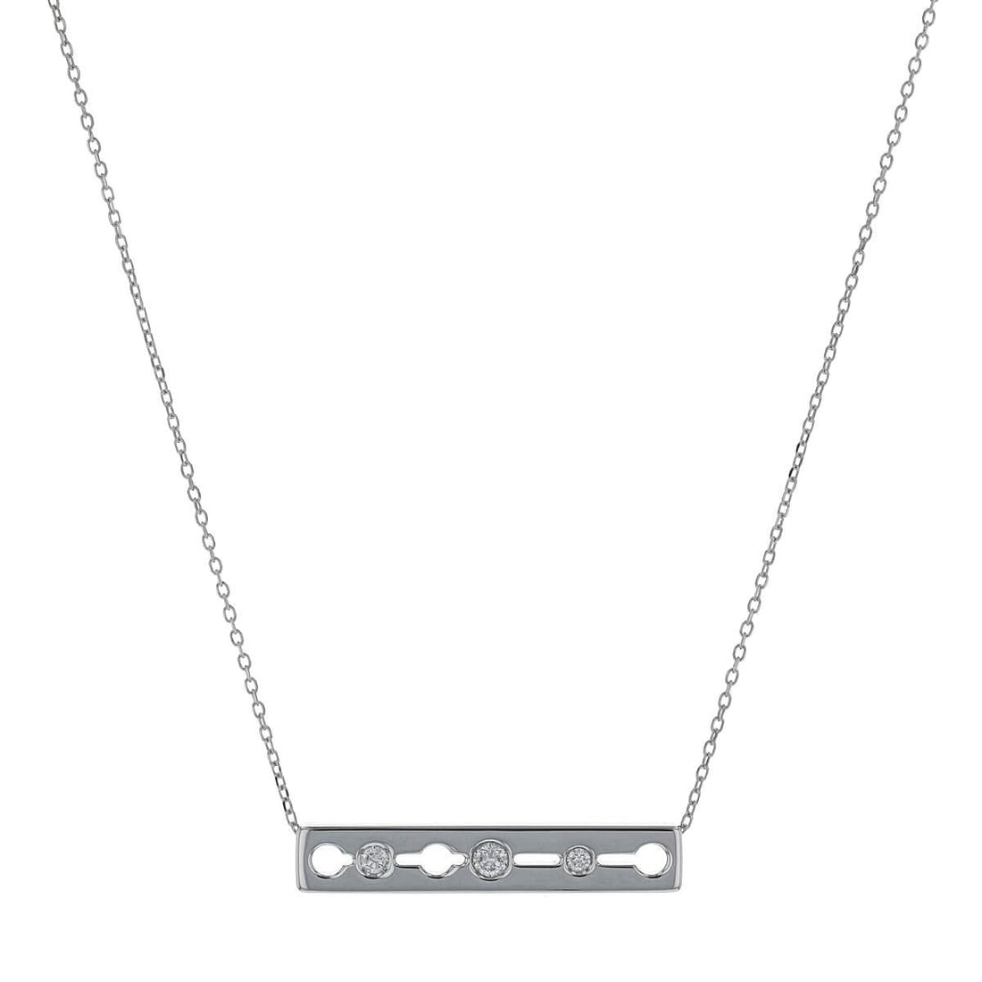 Dinh Van Pulse Diamond & Gold Necklace (1 of 3)