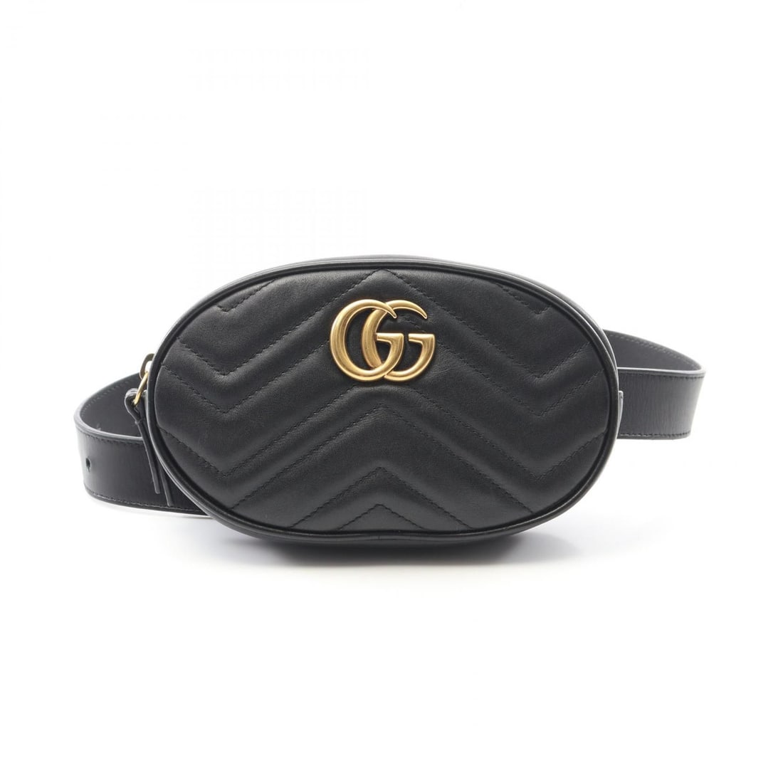 Gucci GG Marmont Black Leather Waist Bag (1 of 7)