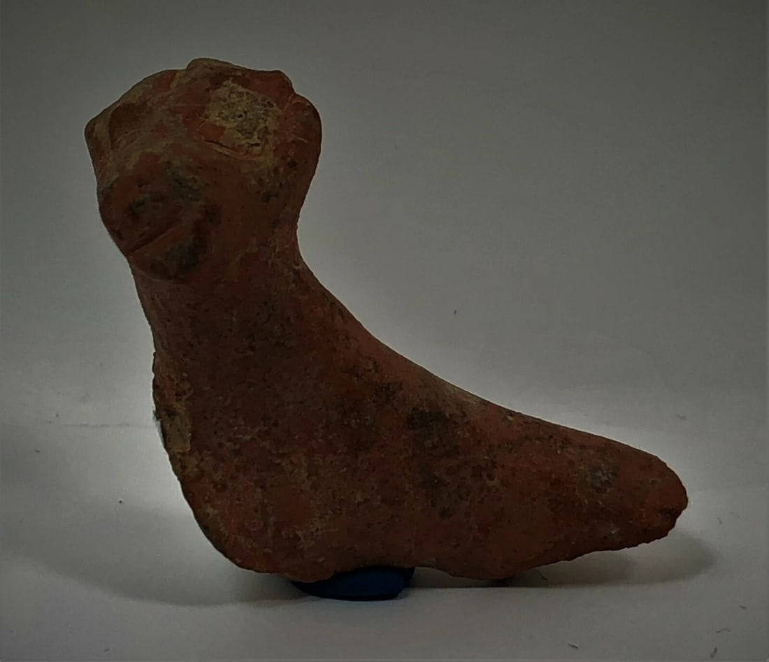 Near Eastern Terracotta Wolf Fragment 1st Mill BC (1 of 8)