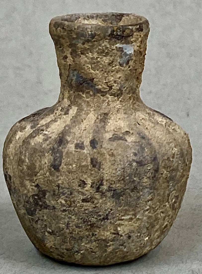 Islamic Mould-Blown Glass Bottle - Antique Rare (1 of 12)