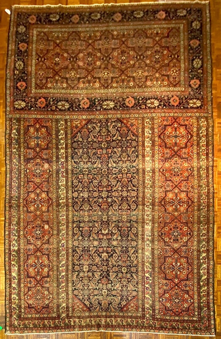 Persian Triclinium Design Carpet, ca. 1880 (1 of 12)