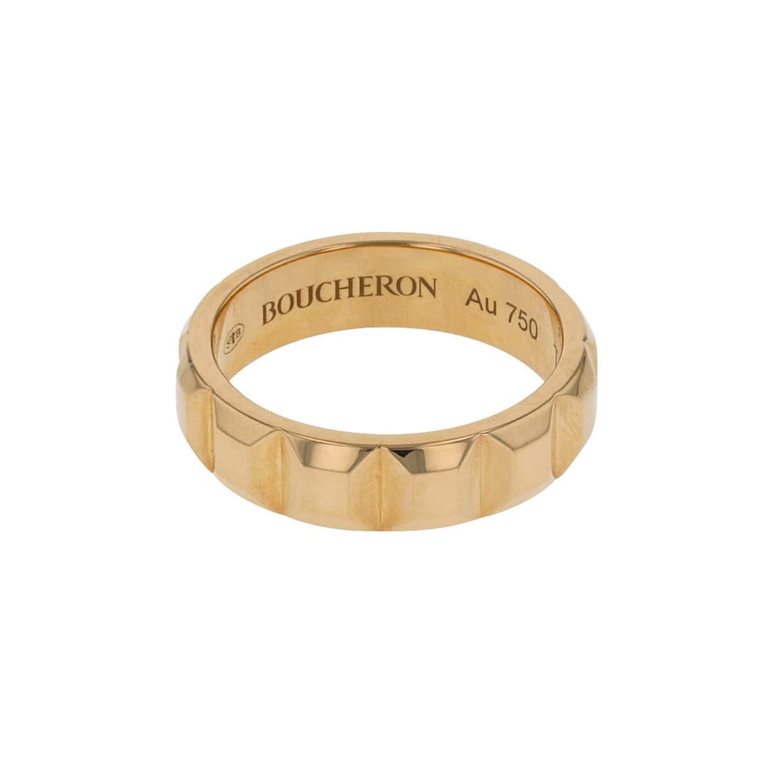 Boucheron Clou de Paris 18k Gold Ring (1 of 3)
