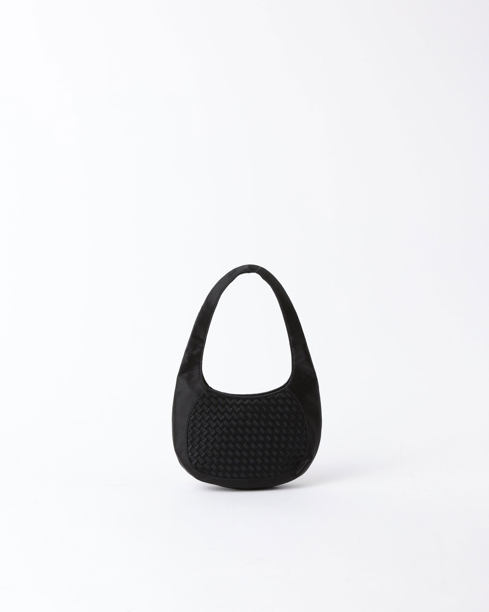 Bottega Veneta Mini Intrecciato Hobo Bag: Title/Medium: Bottega Veneta Mini Intrecciato Hobo Bag Origin/Year: Made in Italy Dimensions: Height: 12 cm Width: 19 cm Depth: 5 cm Handle drop: 17 cm Condition: Overall Pr
