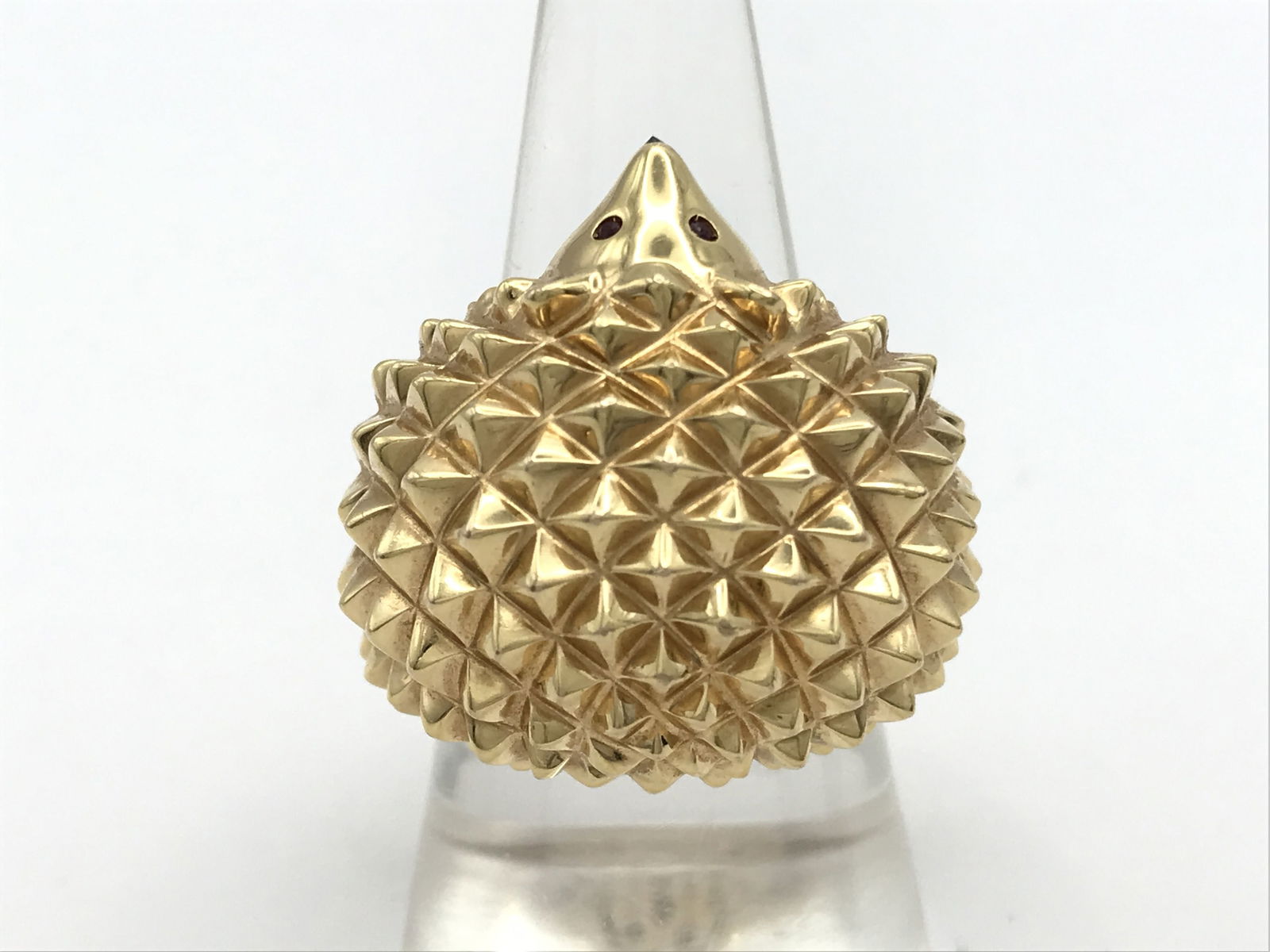 Boucheron Hedgehog Ellison Ruby 18K Pink Gold Ring (1 of 5)