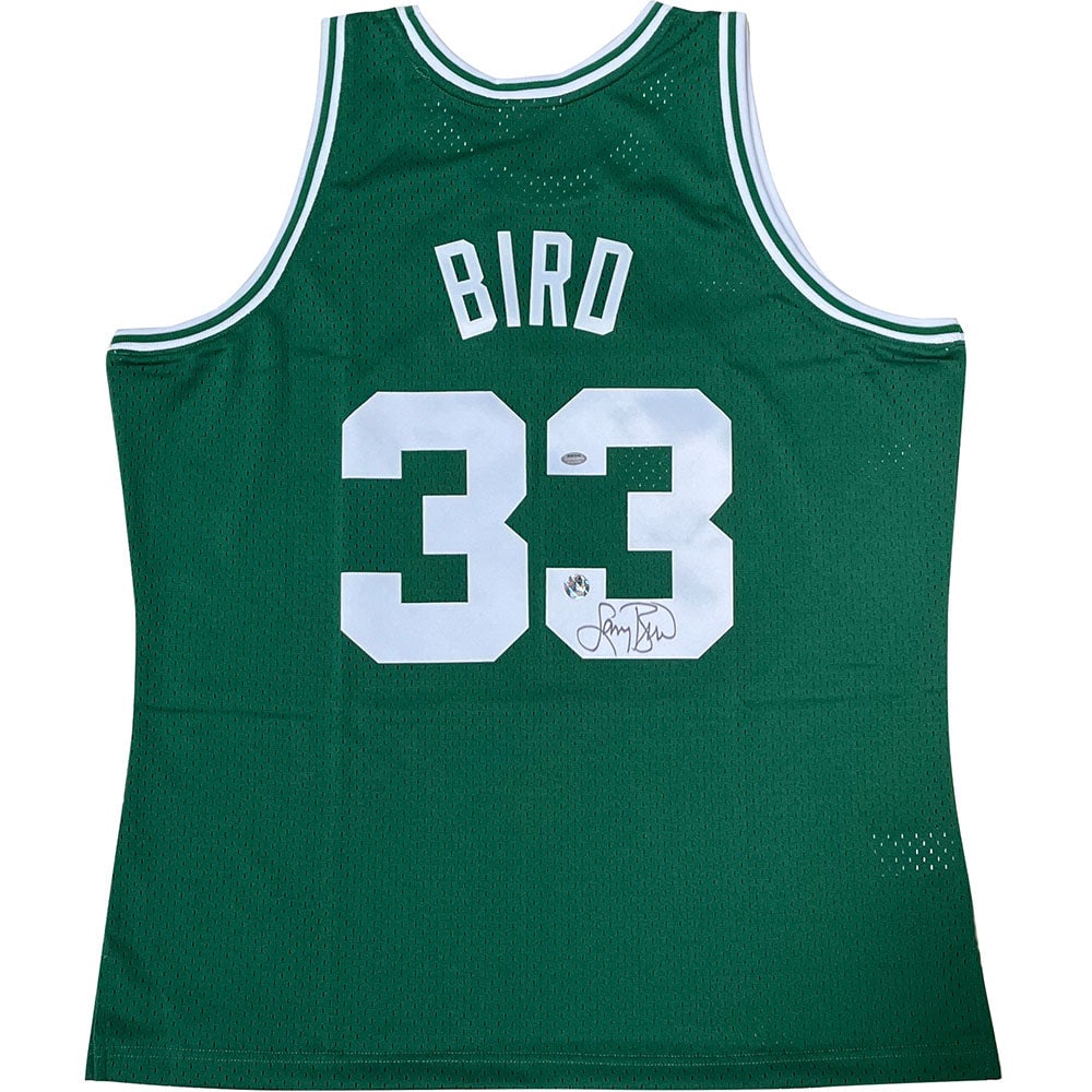 Larry Bird Autographed Boston Celtics Mitchell & Ness Swingman Replica Jersey (1 of 1)