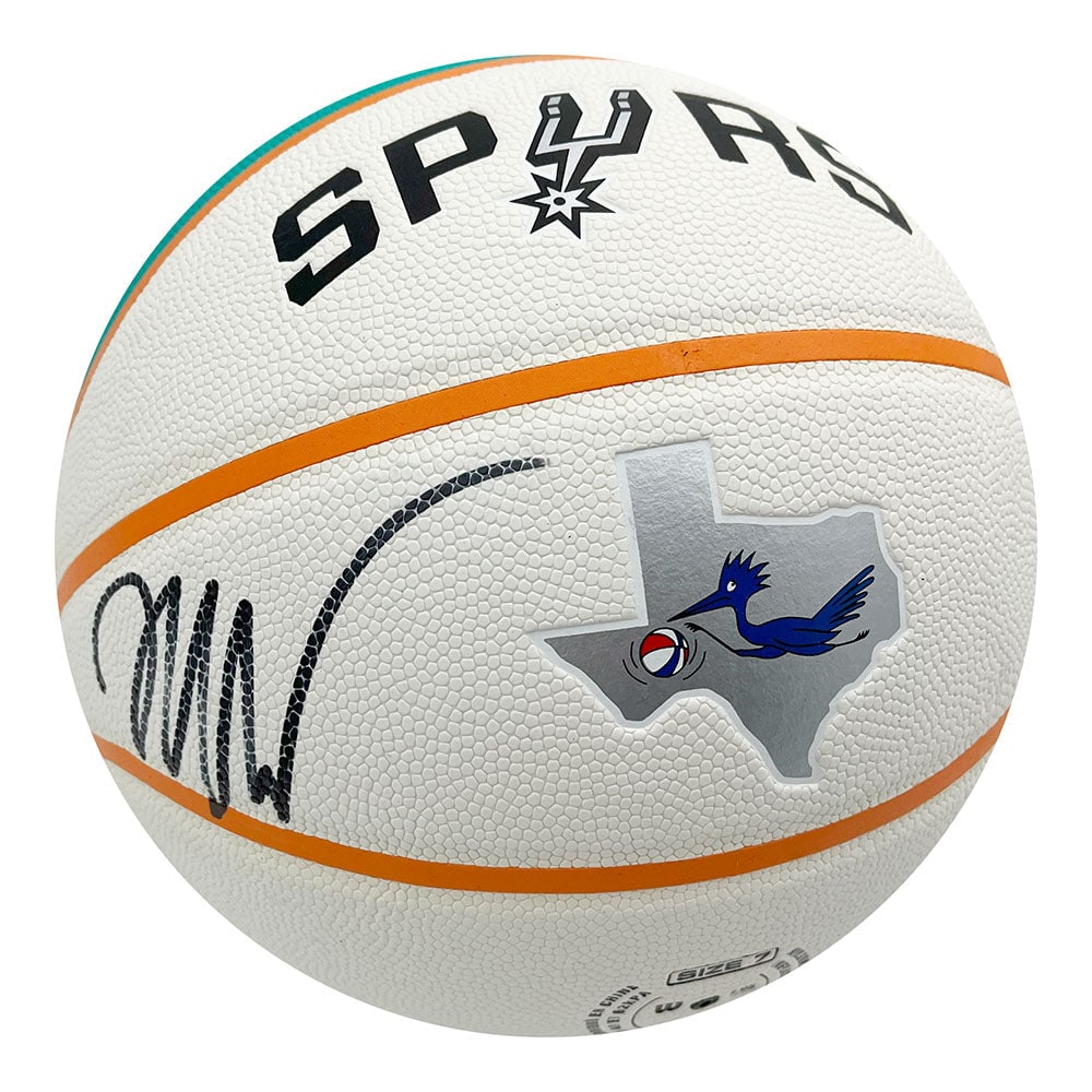 Victor Wembanyama Autographed San Antonio Spurs City Edition Basketball: Title/Medium: Victor Wembanyama Autographed San Antonio Spurs City Edition Basketball Get your very own Wilson San Antonio Spurs City Edition basketball that has been autographed by the 1st overall pi
