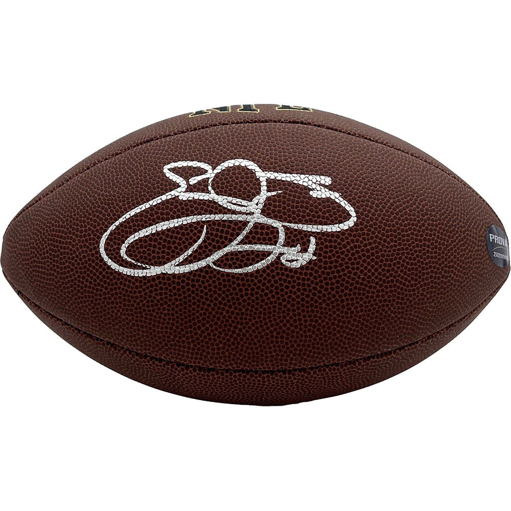 Emmitt Smith Autographed Wilson Super Gril Full-Size NFL Football (1 of 1)