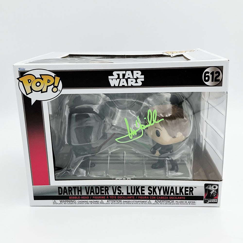 Mark Hamill Autographed 'Darth Vader vs. Luke Skywalker' Large Funko Pop! Moment Display (1 of 1)
