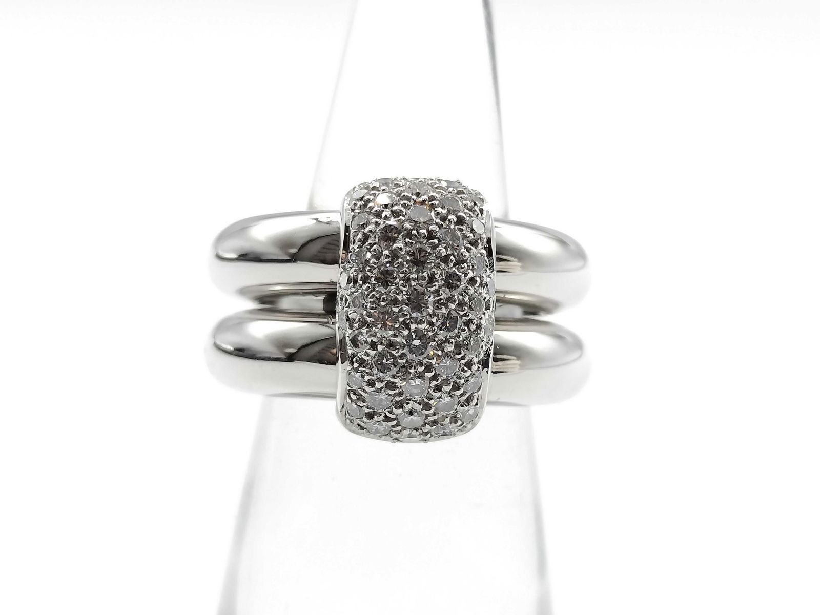 Chaumet Duo Diamond 18K White Gold Ring (1 of 5)