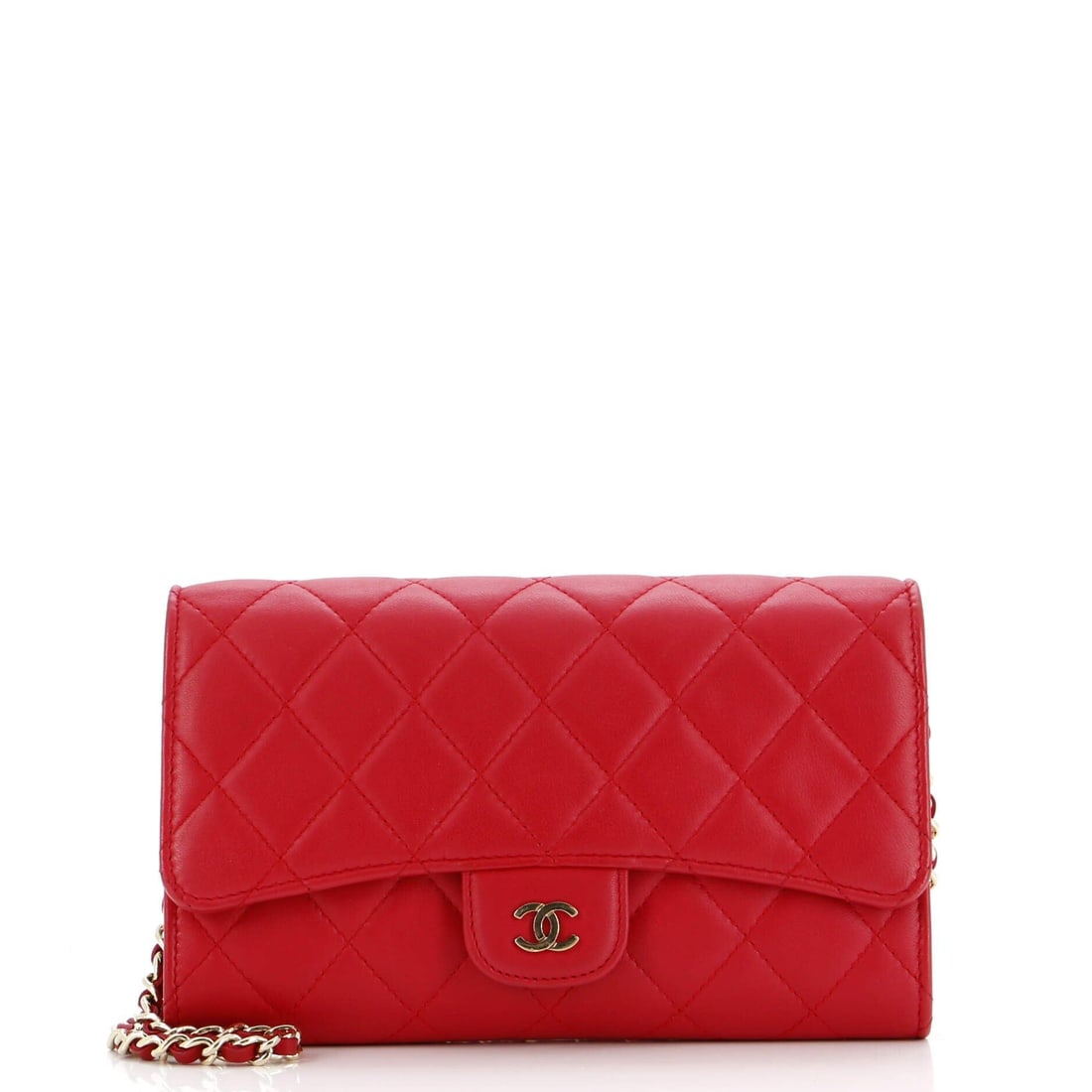 Chanel Quilted Lambskin Wallet on Chain (1 of 9)