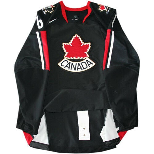 Rick Nash Game-Worn Team Canada 2006 Olympic Jersey: Title/Medium: Rick Nash Game-Worn Team Canada 2006 Olympic Jersey Get this amazing game-worn Team Canada jersey that has been autographed by NHL great Rick Nash. The jersey was worn during the 2006 Ol