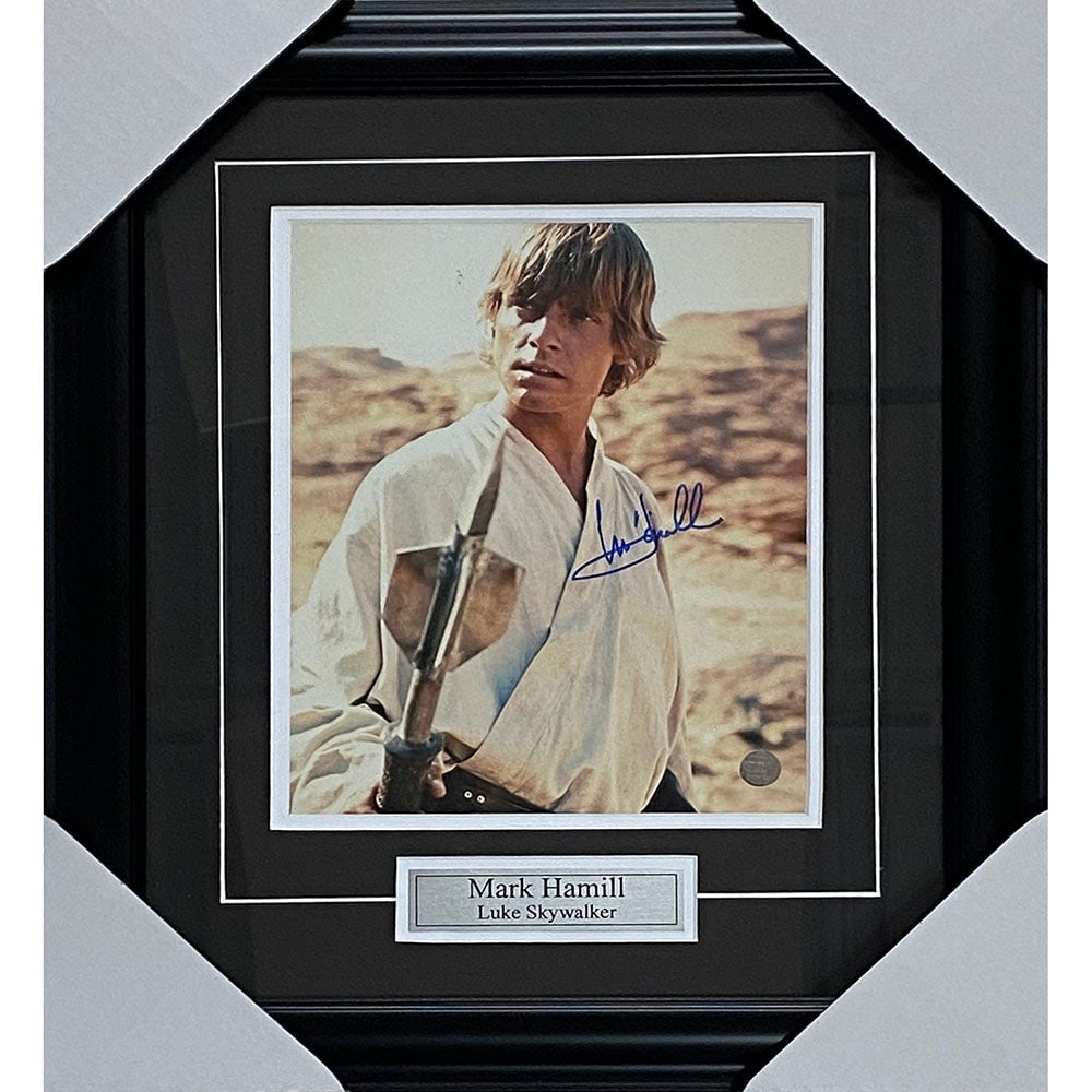 Mark Hamill Framed Autographed "Star Wars" 8X10 Photo (1 of 1)
