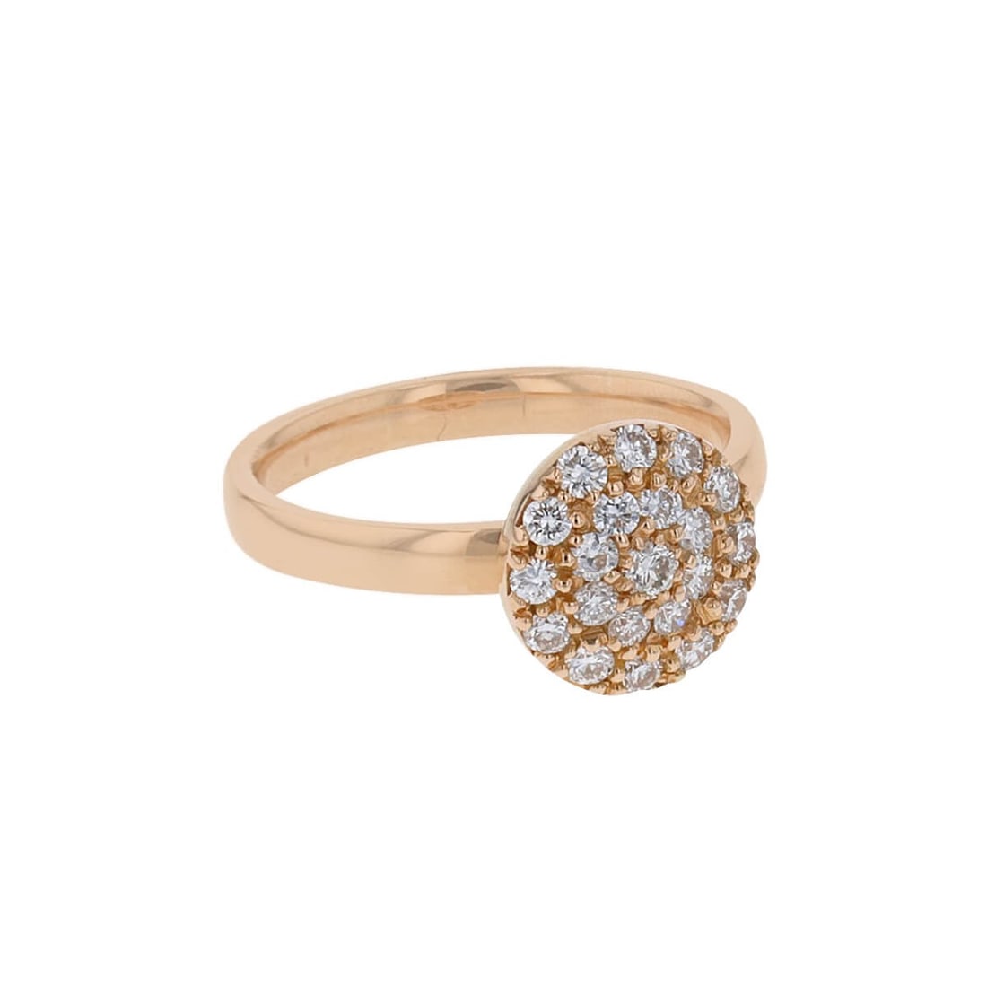 18K Rose Gold Diamond Cluster Ring (1 of 3)