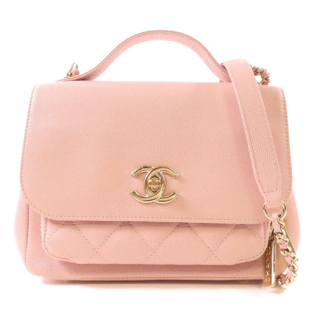 Chanel Pink Caviar Business Affinity Flap Bag (1 of 12)