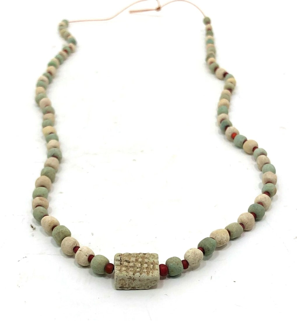 Faience & Glass Necklace - Middle Eastern I BC (1 of 5)