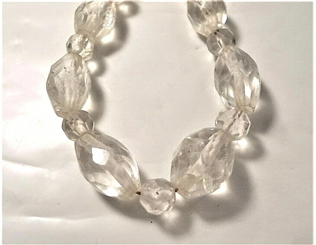 Antique Islamic Faceted Rock Crystal Necklace (1 of 7)