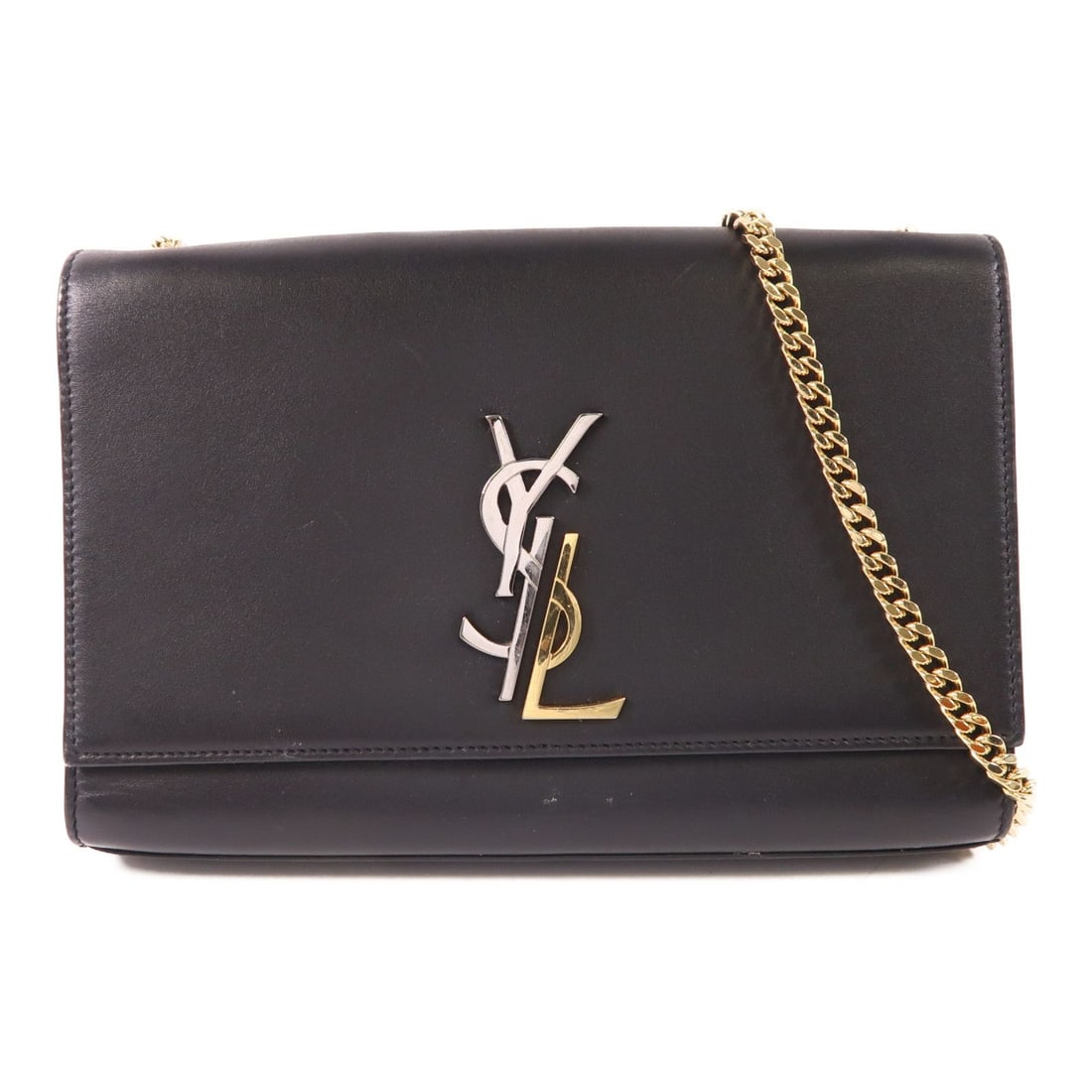 Saint Laurent Black Cowhide Leather Shoulder Bag (1 of 12)