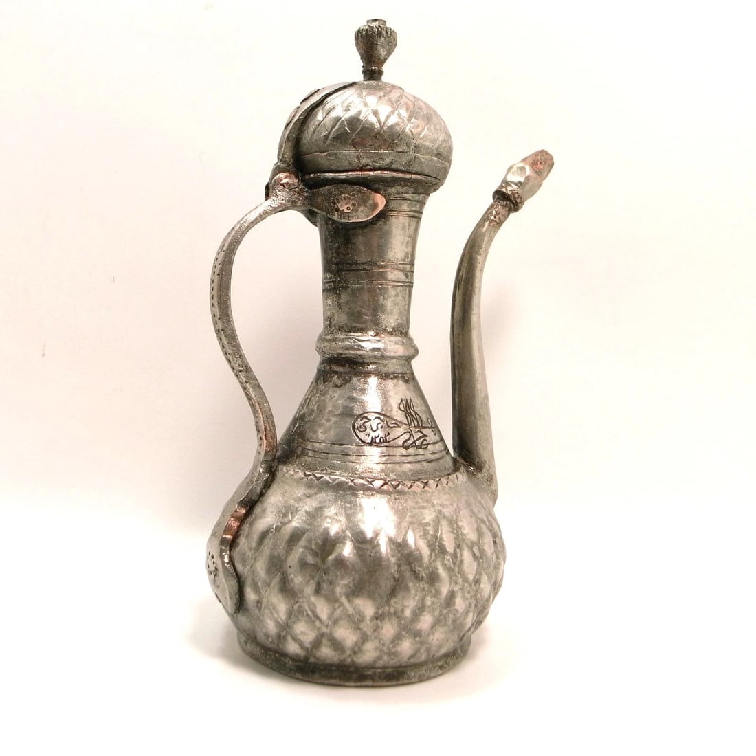Ottomman Antique Copper Ewer, 1252 H (1 of 12)